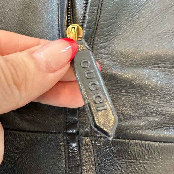 Gucci Malaga Kid GG Marmont Calfskin Leather Knee High Riding Boots - Picture 11 of 14